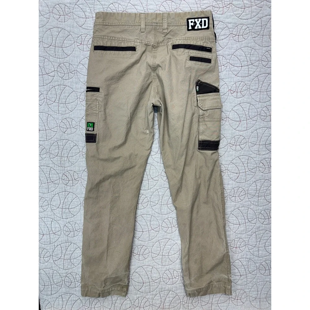 FXD WP-3 Work Pants Khaki DURA500 Stretch Cargo / Mens 32x32